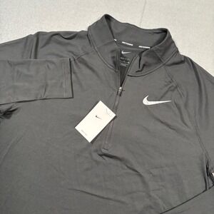 Nike Element Half Zip Top Mens Running Top Midlayer Nike Running X-Large Black